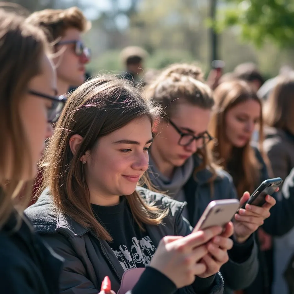 Studenti na venkovním workshopu v Praze